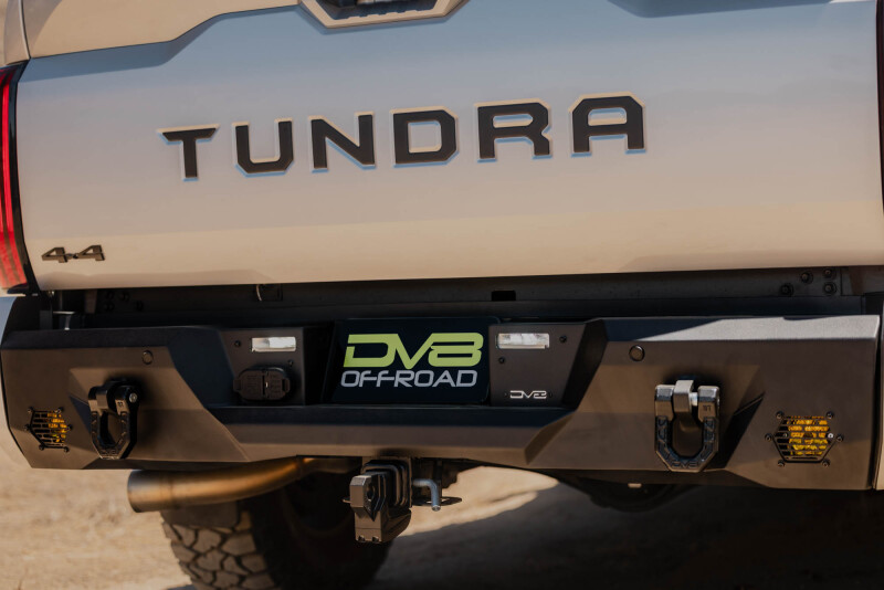Toyota Tundra Rear Bumper - DV8 Offroad - Spec Series, Mid-Width, Steel - Black - `22-`26